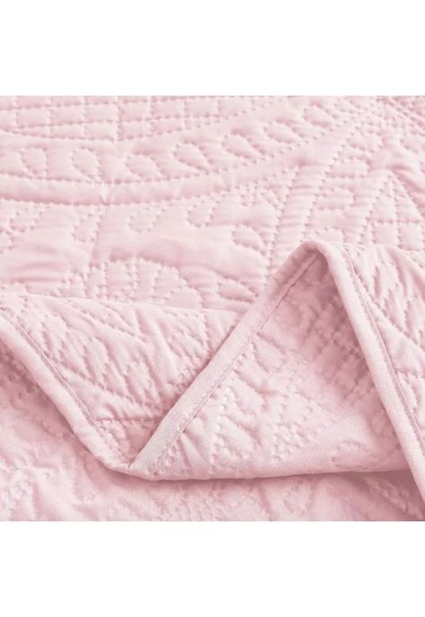 Cubrecama Quilt Reversible Queen 228x228 CM Más Fundas Almohada Rosa Blanco-6