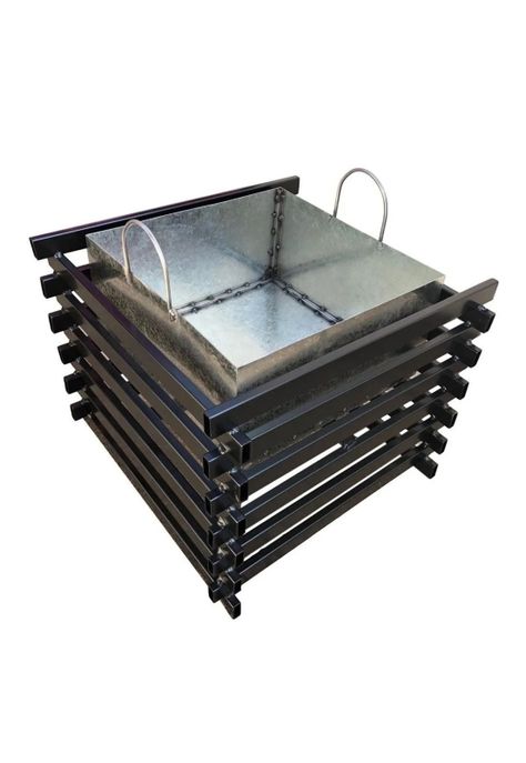 Fogón Brasero Fierro Terraza 53x53x45 CM-2