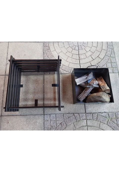 Fogón Brasero Fierro Terraza 53x53x45 CM-6