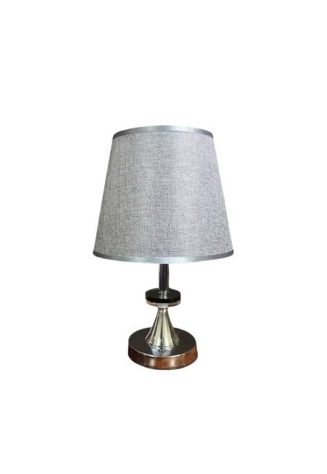 Lámpara Mesa Metal Gris 11X5x23 CM-0