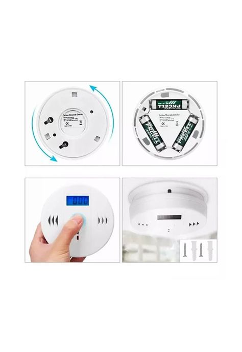 Alarma Detector Monóxido Carbono Autónomo Digital-1