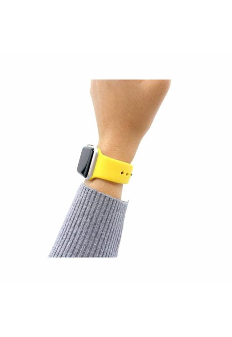 Correa Smartwatch Silicona Amarillo M/L 38x40x41 MM-4