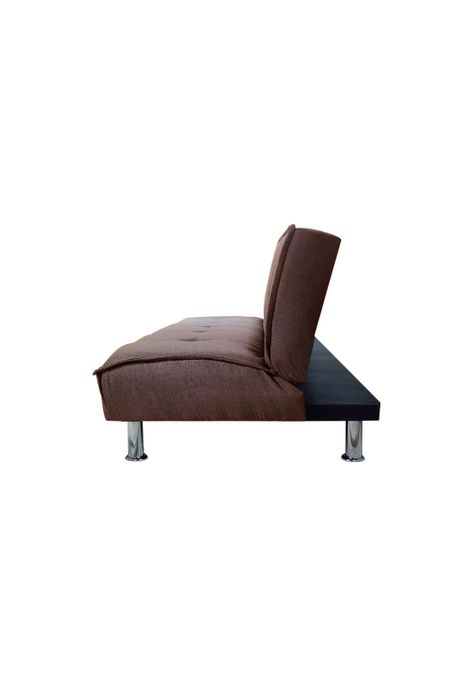 Futón Sofá Cama Ajustable 170x50x40 CM Marrón-1