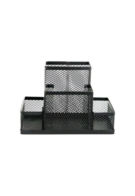 Organizador Canasto Lápices Metal Escritorio 10.5x15x11 CM-2