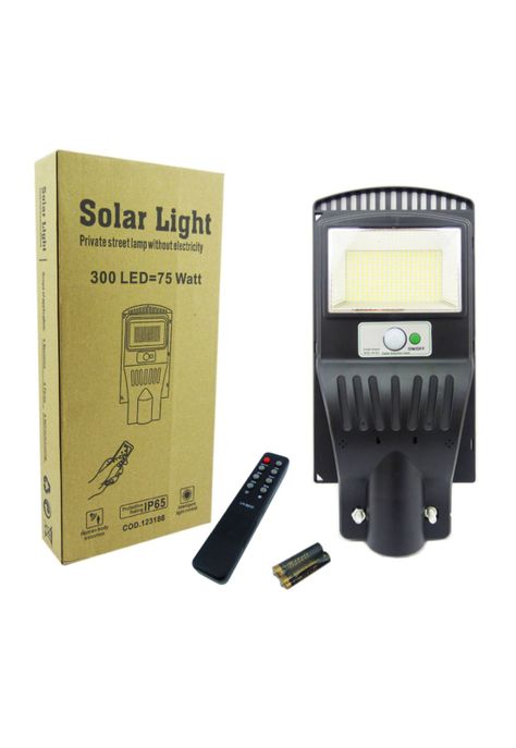 Foco Solar 300 LED 75 Watt Control Remoto-3