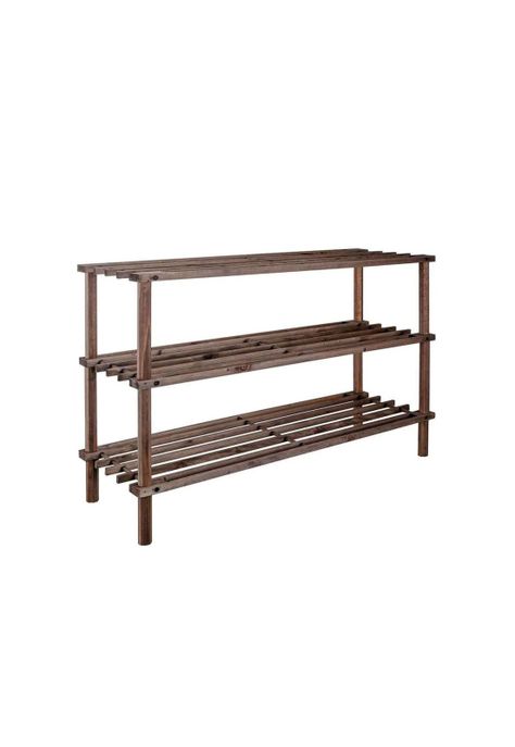 Zapatero Organizador Madera 3 Niveles 63x48.5x26 CM Caoba-1
