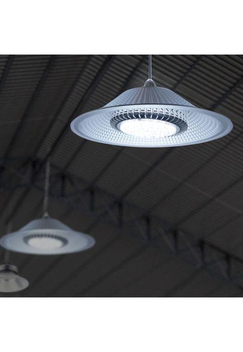 Campana LED 100 Watt 104 LED Lupa P/Colgar Aluminio-4