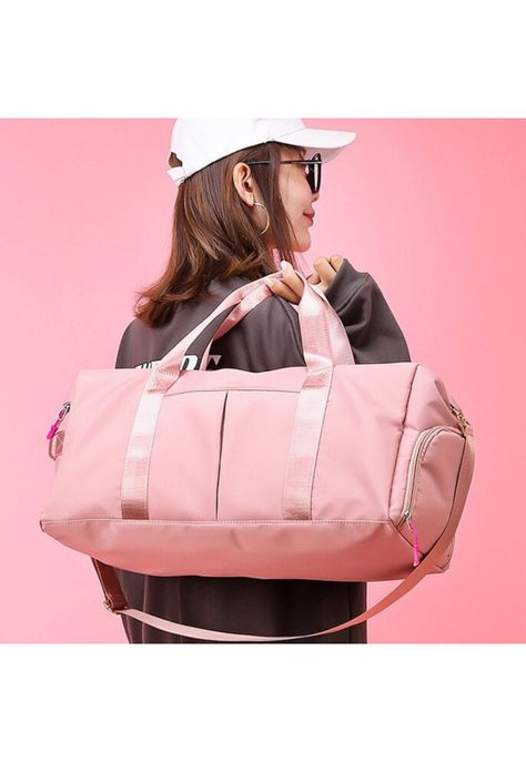 Bolso Duffel Viaje Deportivo Gimnasio Fitness 35 LT Rosado-2