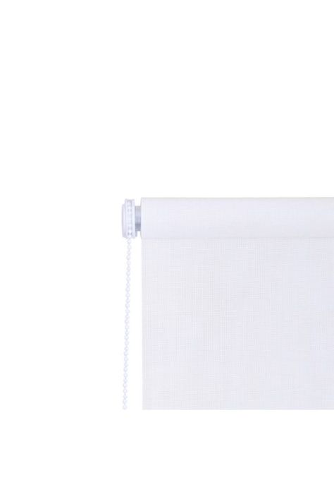 Cortina Roller Tejido Sunscreen Blanco 90x240 CM-2