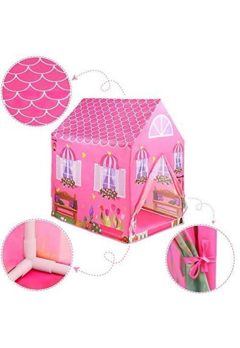 Carpa Casita Armable Centro Juegos Infantil 102x92x71 CM-4