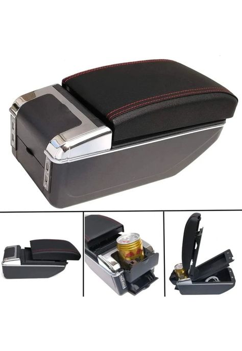 Apoya Brazo Posavasos Auto Universal 7 Puertos USB-1