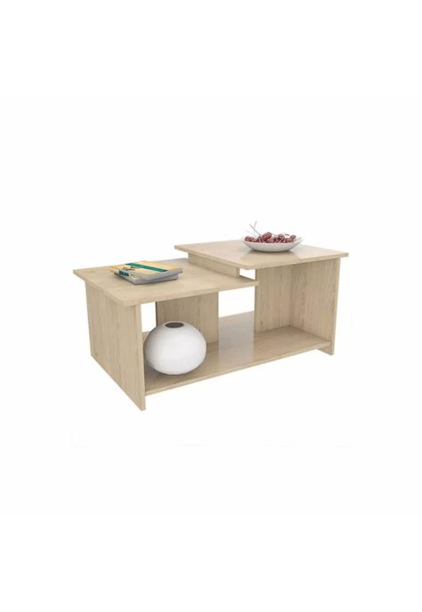 Mesa Centro Melamina Café Claro 41x89x53 CM-1