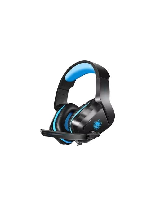 Audífonos Gamer 3.5 MM Conector Estéreo Azul-0
