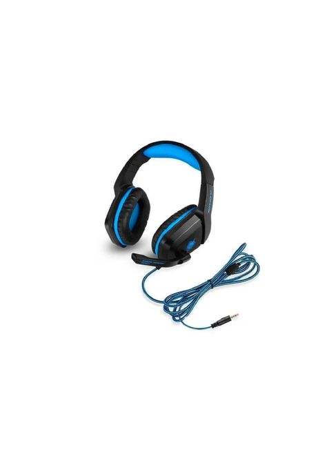 Audífonos Gamer 3.5 MM Conector Estéreo Azul-1