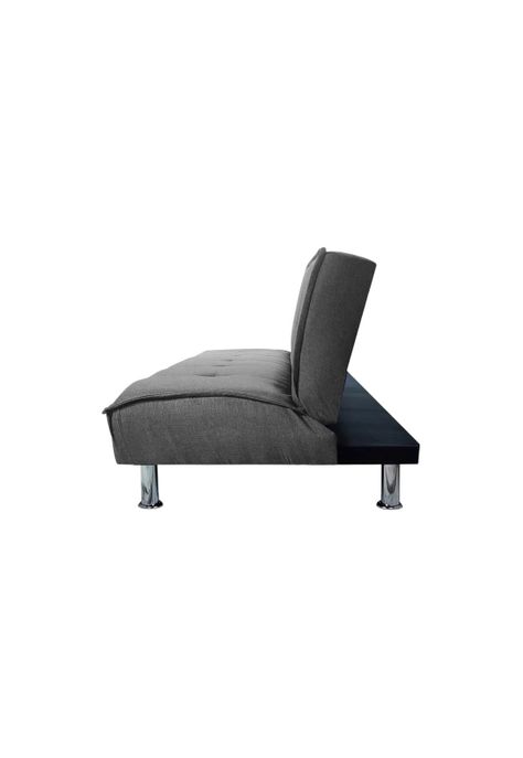 Futón Sofá Cama Ajustable 170x50x40 CM Gris-1