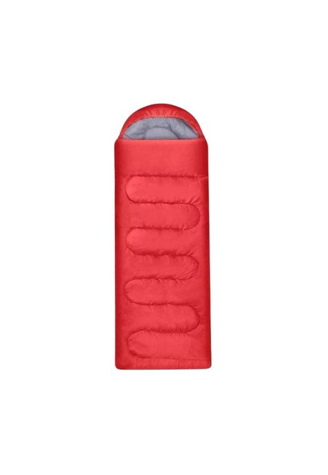 Saco Dormir Camping Individual Camping Adultos Rojo-5