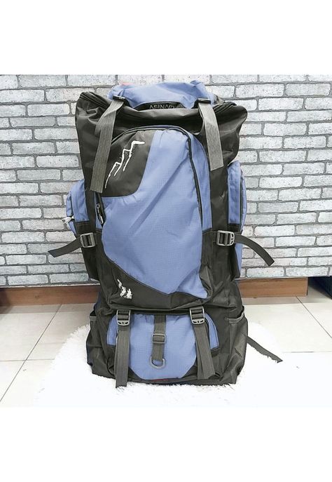 Mochila Camping Outdoor 90 LT Azul Oscuro-3