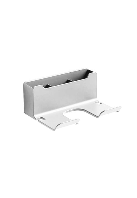 Soporte Almacenamiento Secador Alisador Pelo 12x16x7 CM Blanco-0