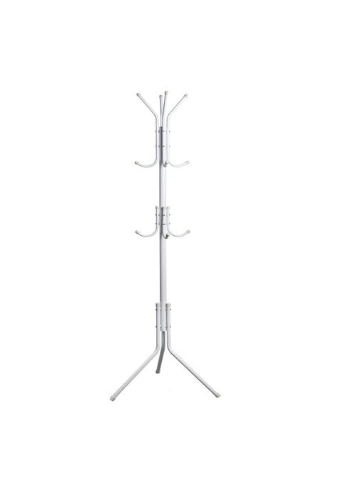 Colgador Perchero Metálico Trípode Blanco 165 CM x 42 CM-0