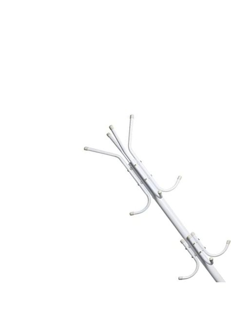 Colgador Perchero Metálico Trípode Blanco 165 CM x 42 CM-2