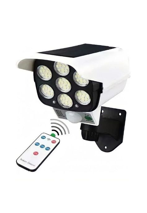 Foco Solar LED Cámara 150 Watt Sensor Movimiento-1