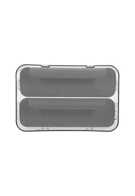 Organizador Portahuevos 2 Niveles 32 Huevos 26x23 CM Gris-1
