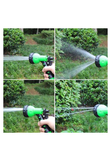 Manguera Reforzada Retráctil 30MTS Jardín Verde-5