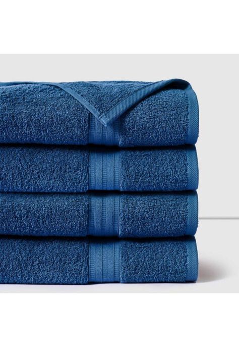 Toallas Baño 100% Algodon 450 GR Azul Cannon 70x140CM-2