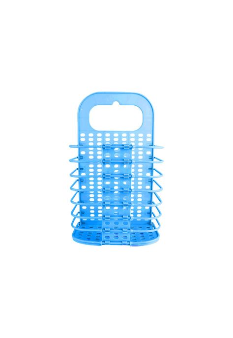 Cesta Baño Lavandería Plegable Celeste 46x27x15 CM-1