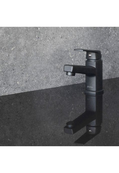 Llave Monomando Lavatorio Módena Negro-4