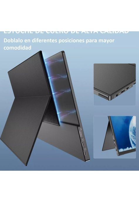 Monitor Portátil 15.6'' Full HD Hdmi Notebook Smartphone Parlante-3
