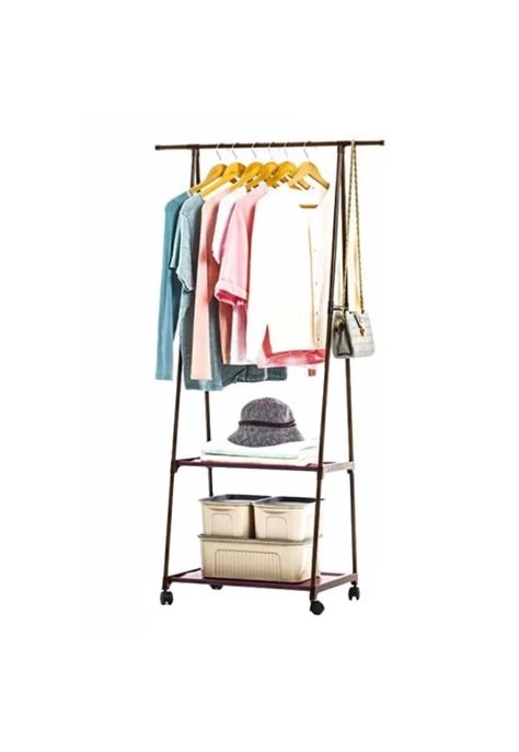 Perchero Organizador Colgador Ropa Ruedas-0