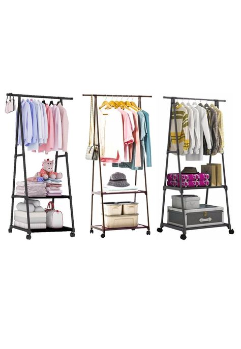 Perchero Organizador Colgador Ropa Ruedas-3