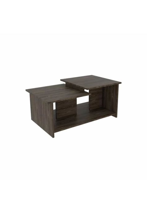 Mesa Centro Melamina Café 41x89x53 CM-0