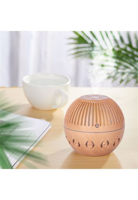 Humidificador Aire Café Luces Antideslizante-4