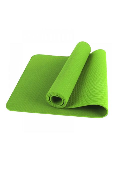 Mat Alfombrilla Yoga Pilates Ejercicio 8 MM Verde-4