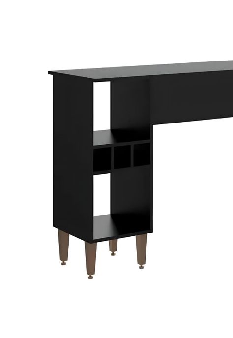 Mesa Comedor Diario Negro 136x92x45 CM-1