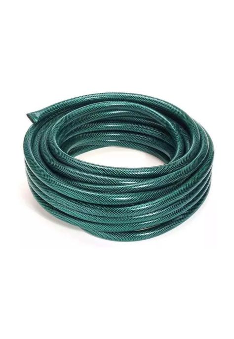 Manguera Reforzada 3/4 Pulgada Malla Rollo 15 MTS 2 MM Espesor Verde-2