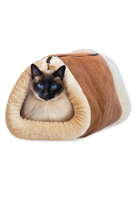 Cama Mascotas Túnel Gatos Lavable 2 En 1-2