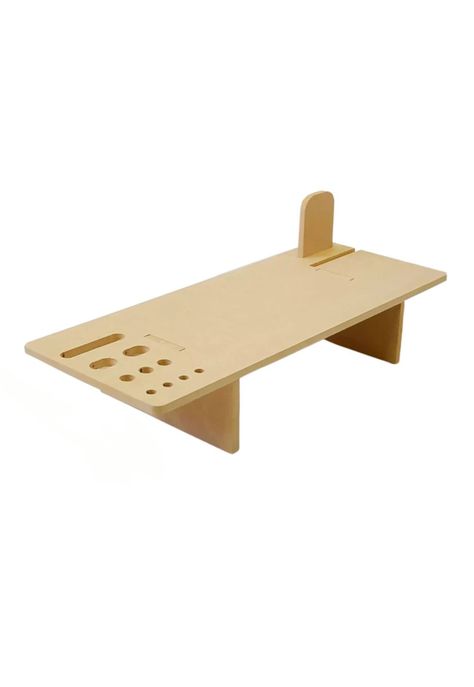Organizador Escritorio Alzador Monitor Madera 50x20x9 CM-1