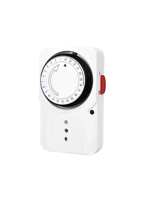 Temporizador Analógico Hogar Adaptador 24 Horas 220V-1