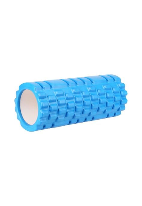 Rodillo Yoga Pilates Ejercicios Elongación Celeste-1