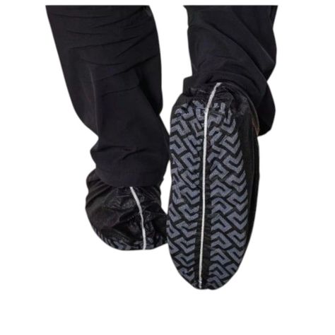 Cubre Calzado Desechable Antideslizante 100xunidades Negro -0