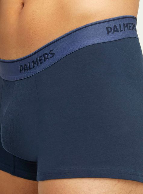 Pack 3 Boxer Corto Algodón Denim Blue Palmers-3