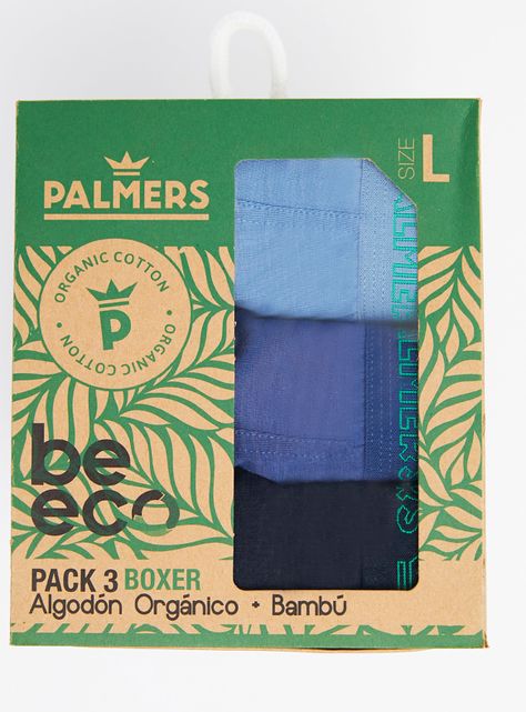 Pack 3 Boxer Medio Bambú Palmers-4