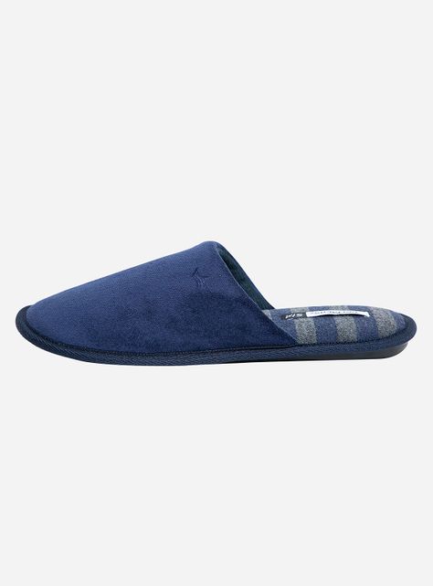 Pantuflas Hombre Azul Palmers-2