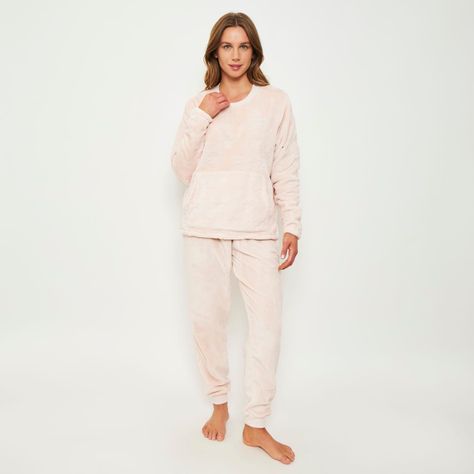 Pijama Mujer Largo Polar Fleece Palmers 6022BCRE-0