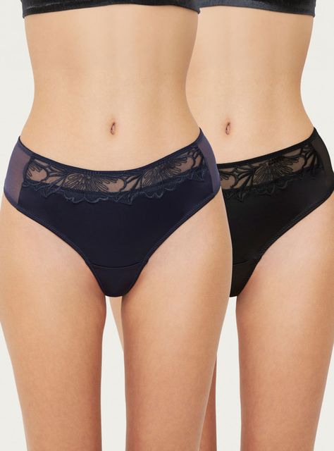 Pack 2 Colaless Satin Encaje Chic France 306342224-0