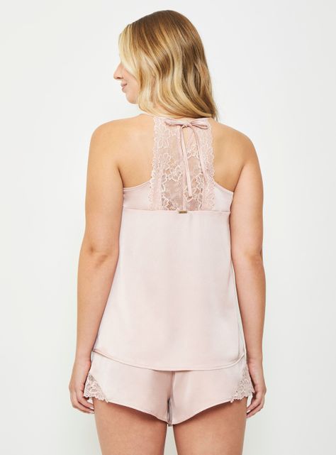 Pijama Mujer Corto Satin Chic France 3065BROS-1