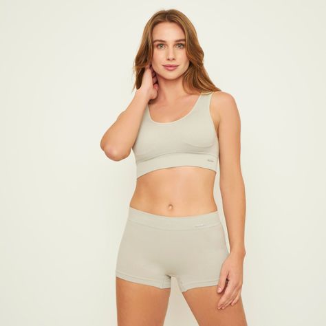 Peto Seamless Gris Claro Palmers Mujer 22076POM-3